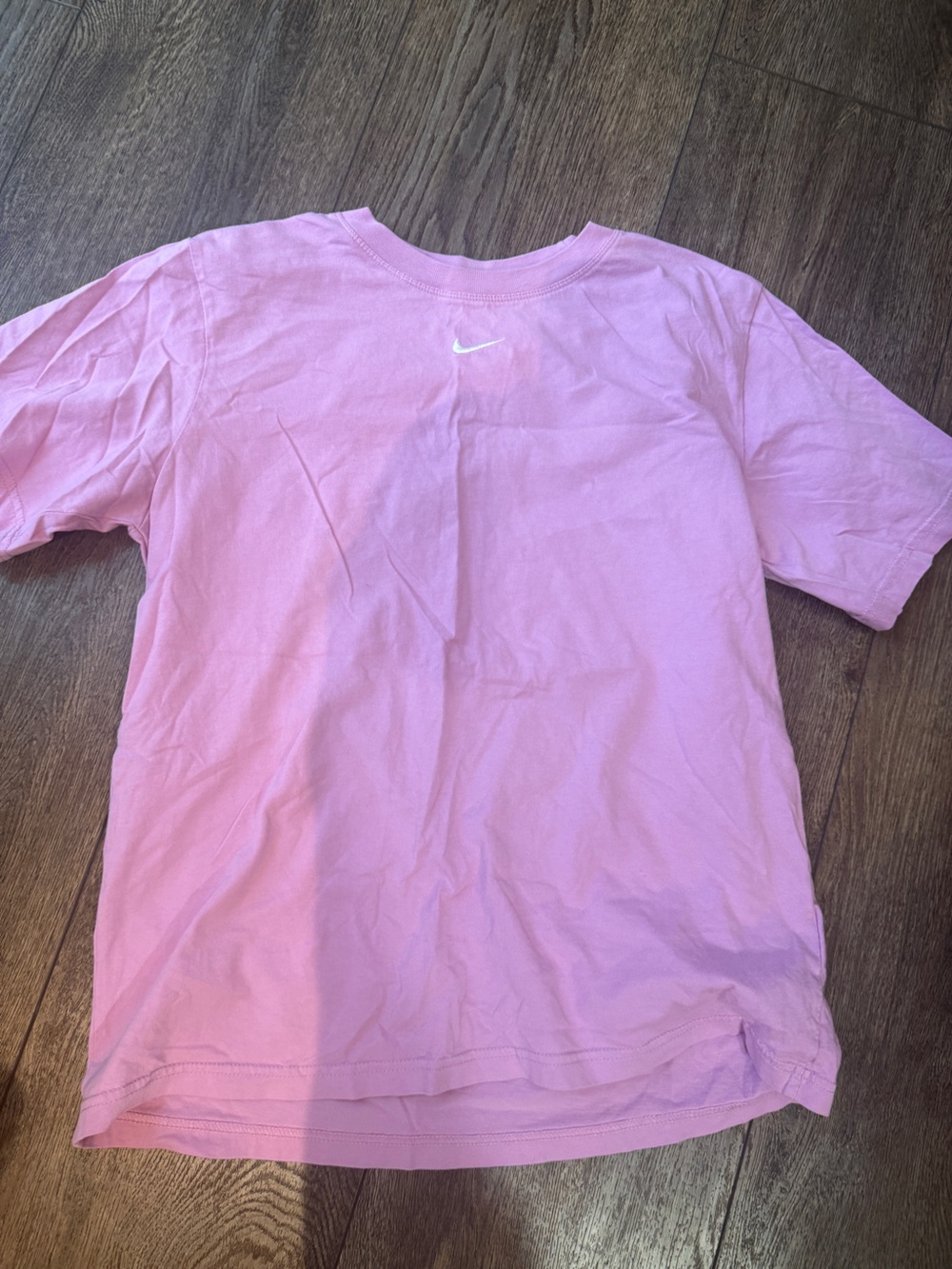 Nike Pink/Purple Short Sleeve Tee with White Swoosh